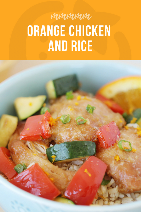 orange chicken and rice recipe delicious