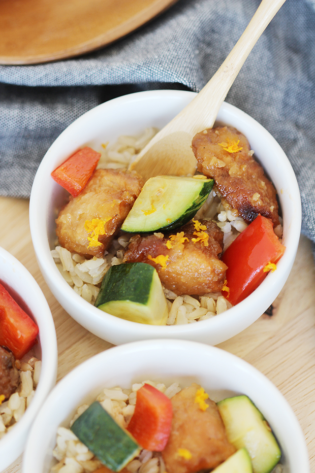 orange chicken made in the slow cooker