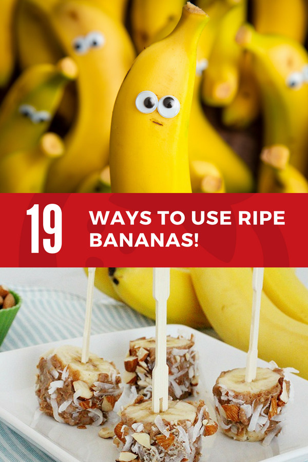 19 ways to use ripe bananas today