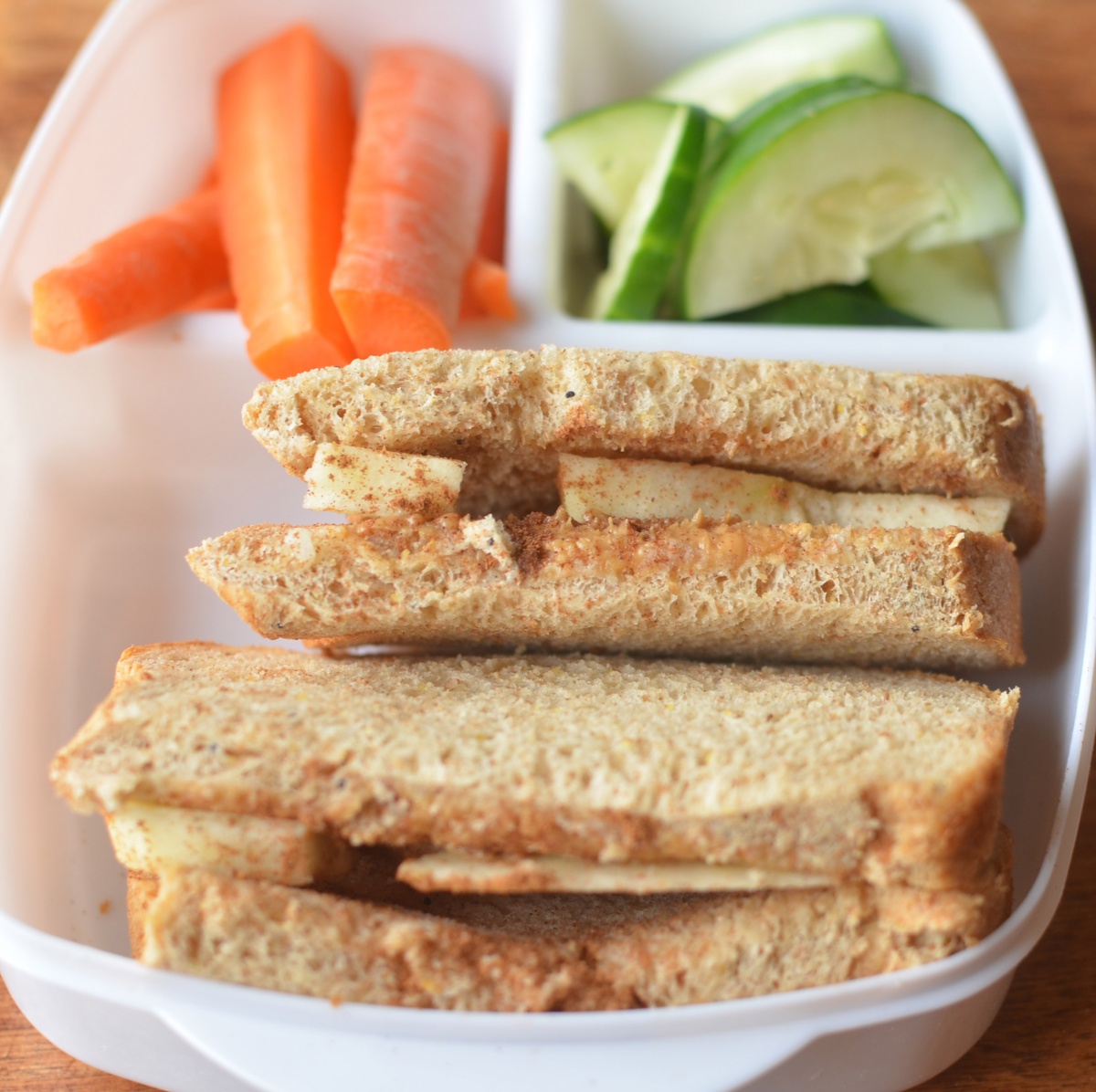 Peanut Butter and Pear Sandwich Super Healthy Kids