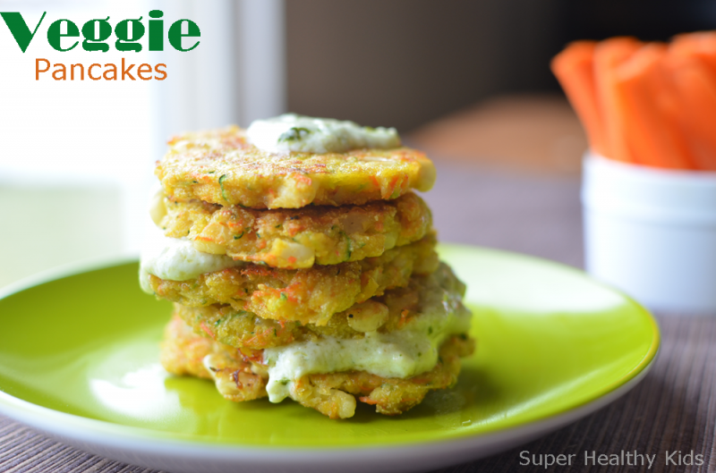 Veggie Pancake Recipe! Breakfast for Busy Kids!  Healthy 