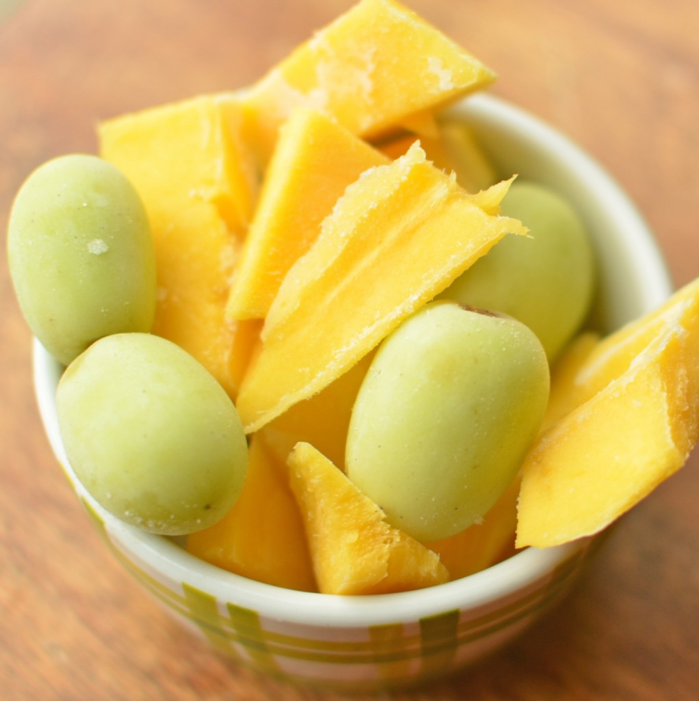 Frozen Mango and Grapes Super Healthy Kids